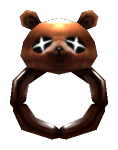 Brown Panda Ring +0