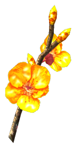 Golden Cherry Blossom Branch +0