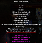 Gold Fenrir tooltip